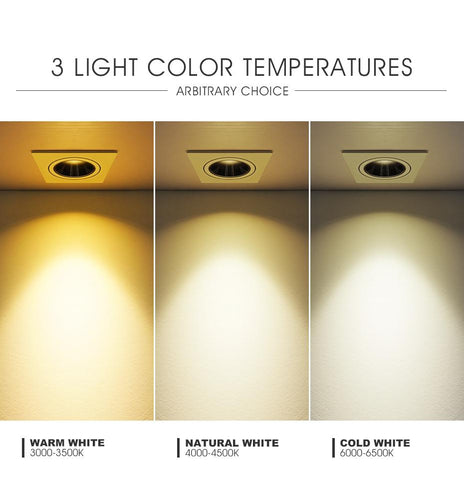Angle Adjustable Recessed  LED Down light-TI00378-Veeddydropshipping