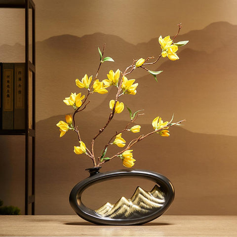 Wealth Vase Office Room Desktop Decoration Vases-HA00300-Veeddydropshipping