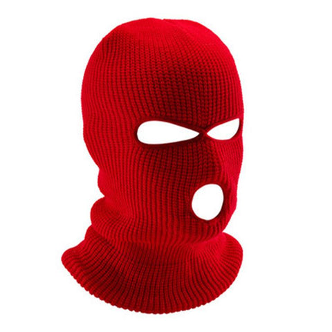 1Pc Embroidery Balaclava Outdoor Warm Hat 3-Hole Ski Hat For Winter Unisex Use-OS01013-Veeddydropshipping