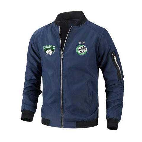 Sweatshirts New Style Zipper Stand Collar Sport Coats-MF01066-Veeddydropshipping