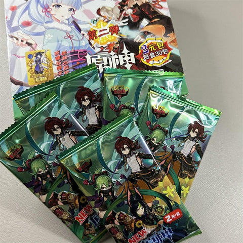 Game Genshin Impact Collection Cards Games Letters Cards Table Board-TB01595-Veeddydropshipping