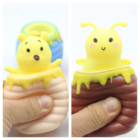 Cheese Series Squishy Toys Cartoon Mouse Rabbit Chick Panda Frog-TB01519-Veeddydropshipping