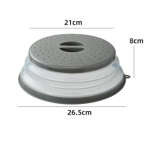 Vented Collapsible Microwave Proof Food Plate Cover-HA01144-Veeddydropshipping