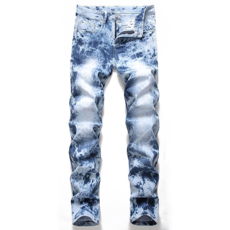 Straight Fit Long Classic Pants Design Casual Stretch-MF00560-Veeddydropshipping