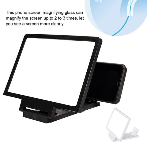 Phone Screen Magnifier Phone Magnifying Glass Screen Cellphone Desktop Phone Holder-PA00726-Veeddydropshipping
