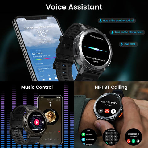 Ultra Military Smart Watch Men Smartwatch Women Fitness Electronic-CE00542-Veeddydropshipping