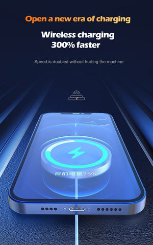 Original Magnetic Wireless Charger For iPhone 14 13 12 11 Pro Max Mini XS Max USB-PA01055-Veeddydropshipping