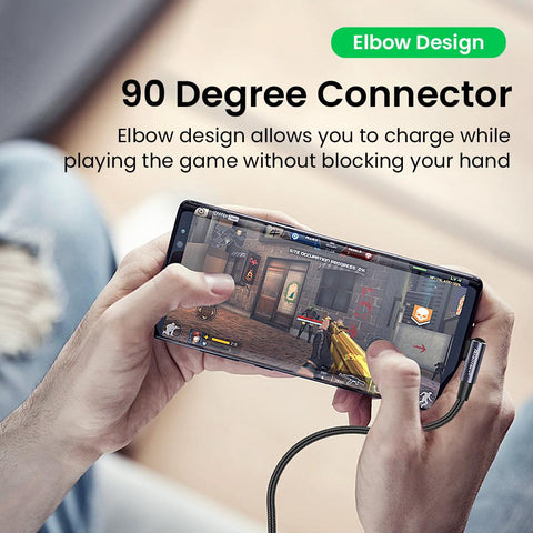 USB C to USB Type C  PD 100W ELbow Cable For Samsung S20 Xiaomi mi 11 MacBook iPad Quick-PA01024-Veeddydropshipping