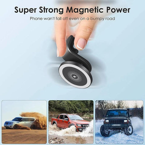 Magnetic Wireless Car Charger Holder Fast Charging-Veeddydropshipping