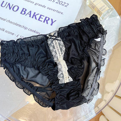 Ladies plus size lace sexy panties-WF00840-Veeddydropshipping