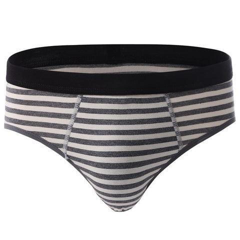 Men&#39;s Briefs Pure Cotton Mid Waist Youth Sexy U Convex-MF01680-Veeddydropshipping