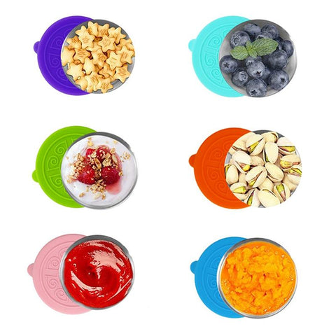 Stainless Steel Condiment Containers With Lids-HA00944-Veeddydropshipping