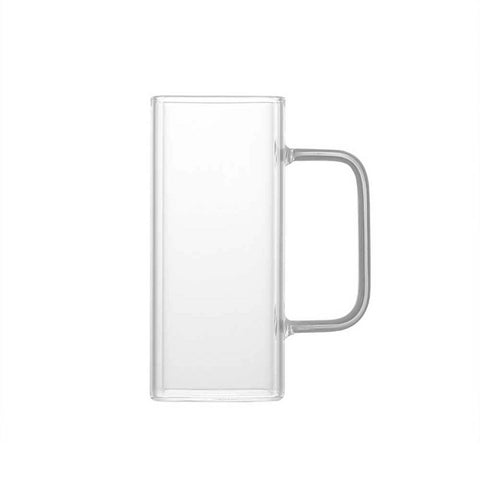 Square Glass Cup With Bamboo Lid and Straw-HA01286-Veeddydropshipping