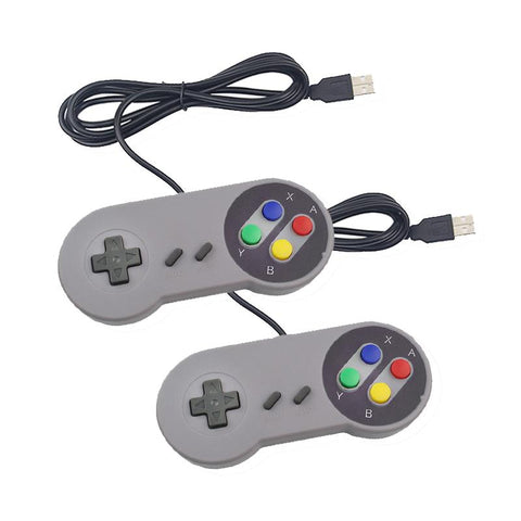 2PCS USB Gamepad Gaming Joystick SNES Game Controller Retro Gamepads -CE01512-Veeddydropshipping