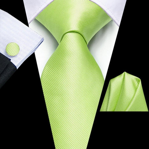 Men Classic Party Wedding Pocket Square Cufflinks Luxury Tie Set-JW01305-Veeddydropshipping