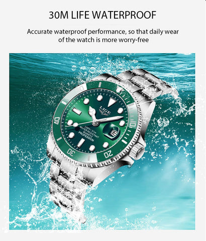 Waterproof  Clock Sport Watches Mens Quartz Wristwatch-JW00651-Veeddydropshipping