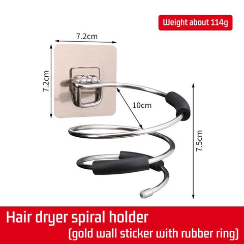 Hair Dryer Holder Self-Adhesive Hair Dryer Stand-HA00893-Veeddydropshipping