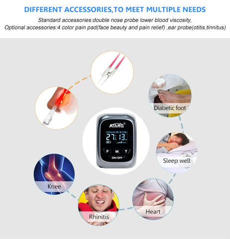 Laser Therapy Watch Physiotherapy for Diabetes Hypertension-BH00804-Veeddydropshipping