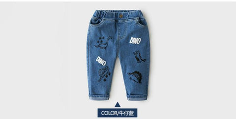 Baby Boys Jeans New 2021 Spring Autumn Kid&#39;s Clothing Toddler-TB01279-Veeddydropshipping