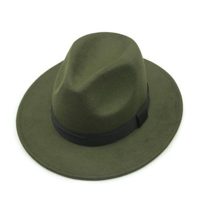 wide brim jazz top hat autumn winter classic-MF00995-Veeddydropshipping