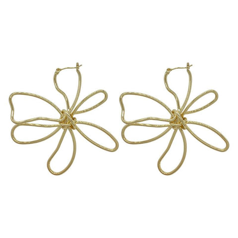 Jewelry Big Flower Earrings Popular Style Elegant Temperament -JW01414-Veeddydropshipping