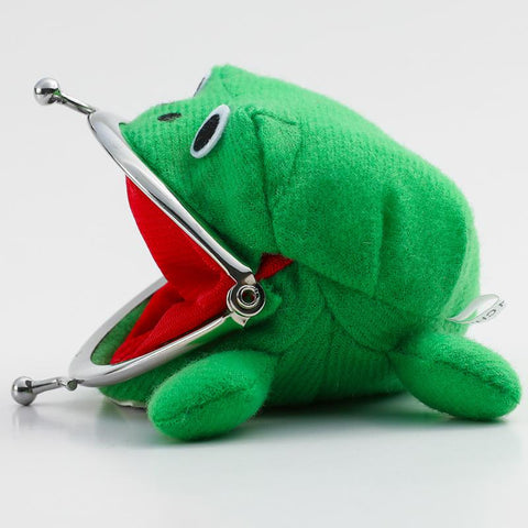 Purse Key Chain Cute Plush Frog Cartoon Cosplay Purse-BS00574-Veeddydropshipping