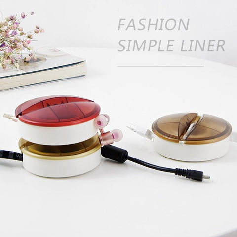 Desktop Organizer Mobile Phone Data Cable Storage Box-Veeddydropshipping