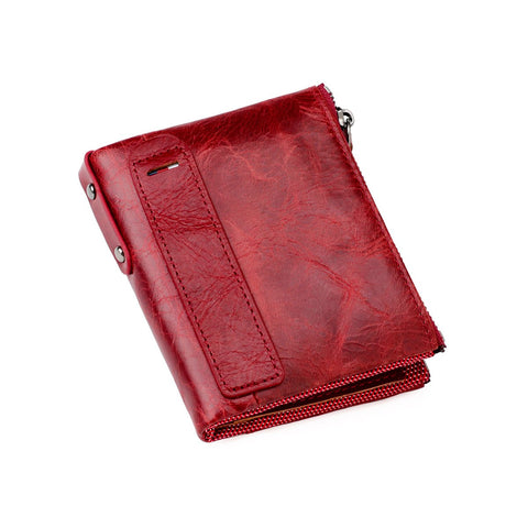 Women Men Small Rfid Wallet Short Bifold Card Holder Men&#39;s-BS00185-Veeddydropshipping
