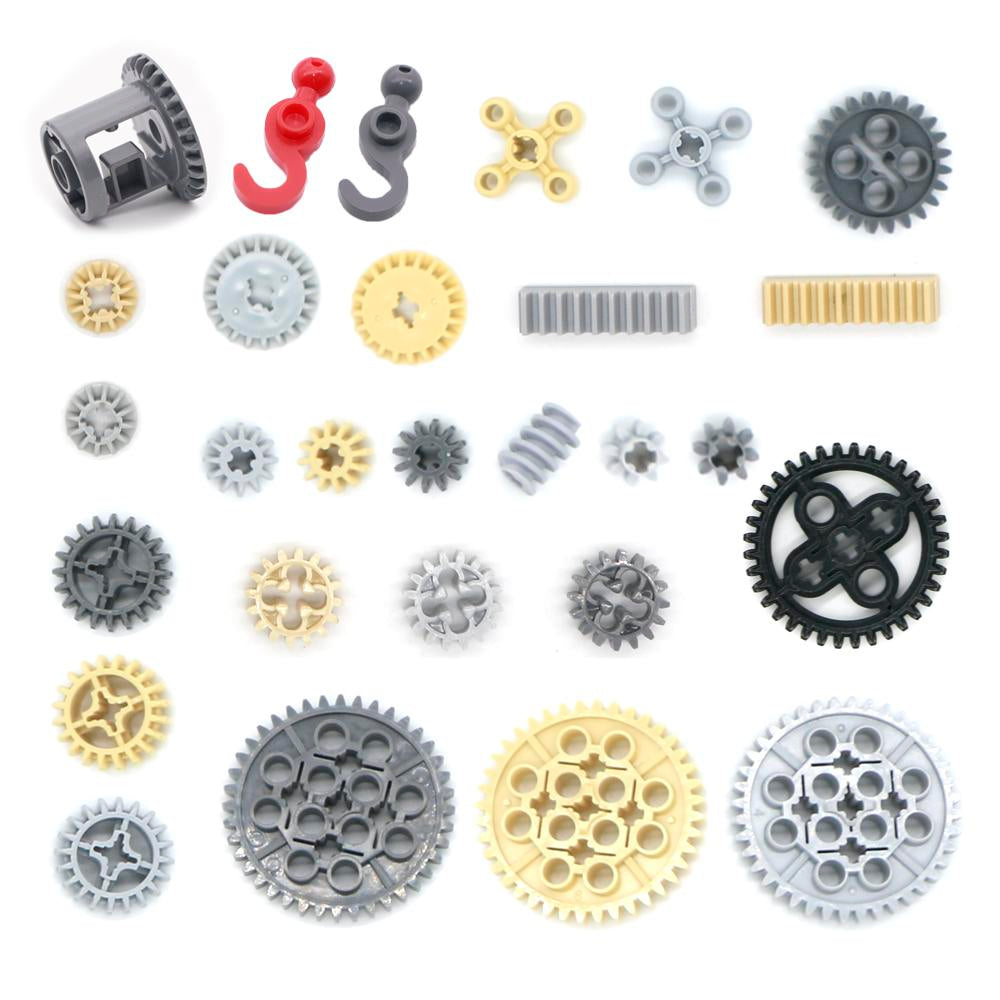 Technical Parts Gear MOC Bricks Building Blocks Train Car Crane Motorcycle-AM00236-Veeddydropshipping