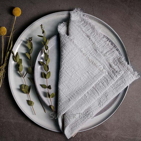 Napkins Cotton Gauze Napkin Muslin Tea Towels-HA00554-Veeddydropshipping