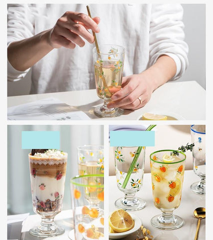 Clear Bar Drinking Goblet Penh Printed Glass Cup-HA01283-Veeddydropshipping
