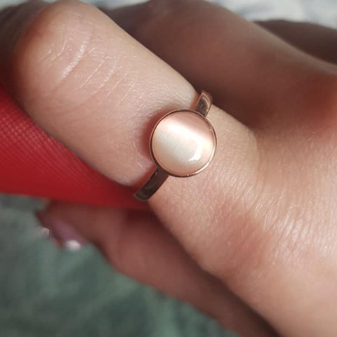 Cat's Eye Stone Rings For Women Korean Style Top Quality-JW00025-Veeddydropshipping
