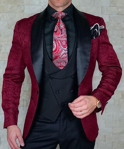 Design Custom Made Black Smoking Tuxedo-MF01254-Veeddydropshipping