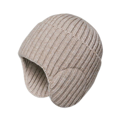 Solid Color Knitted Beanies Hat For Male Warm-MF00961-Veeddydropshipping