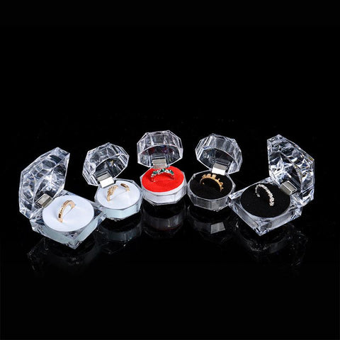 transparent ring box jewelry storage box packaging gift-JW01680-Veeddydropshipping