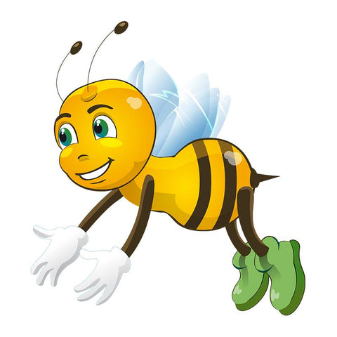 Personality PVC Decal  A Bee Flying Waterproof-AM00906-Veeddydropshipping