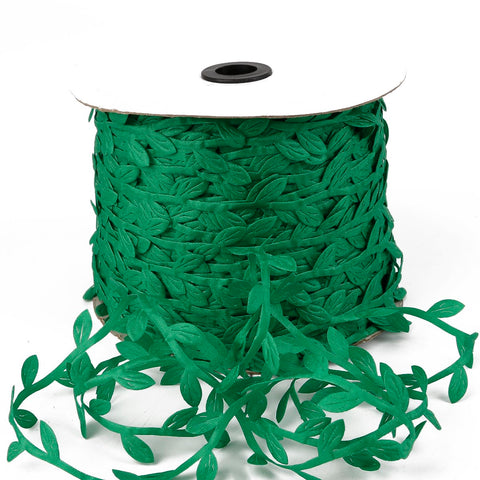 Embroidery Leaves Ribbons Trims Flower For Sewing-HA00188-Veeddydropshipping
