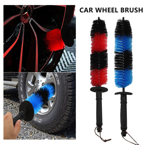 Car Wheel Brush 17Inch Long Easy Reach Tire Rim Detailing-AM00478-Veeddydropshipping