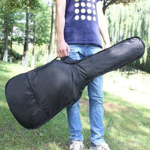 Acoustic Guitar Carry Bag Soft Case with Shoulder Strap Black Backpack-OS01546-Veeddydropshipping