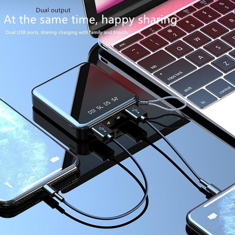 20000mAh Mini Portable Power Bank Digital Display External Battery Fast Charging Mobile Phone-PA00460-Veeddydropshipping