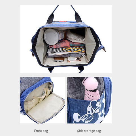 Disney Minnie Mickey Baby Bags for Mom Multifunctional Diaper Bag-TB00221-Veeddydropshipping