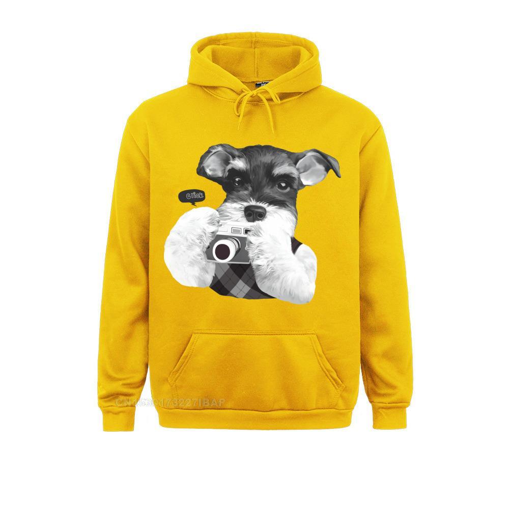 Hoodie Men's Fun Schnauzer Camera Shirt Fashion Top-Veeddydropshipping