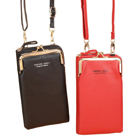 Women Mini Matte Leather Shoulder Messenger Bag Clutch Bolsas Ladies-BS00108-Veeddydropshipping