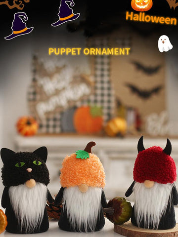 Cute Wind Ghost Pumpkin Faceless Doll Decorations-HA00343-Veeddydropshipping