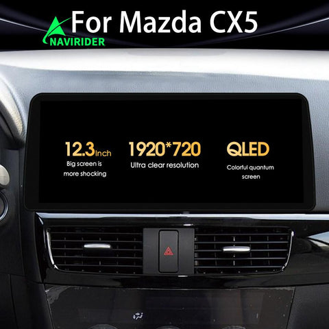 1920*720 QLED Android 12 Screen Multimedia Video Player For Mazda-AM00654-Veeddydropshipping