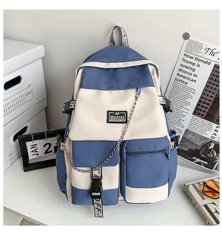 Style High School Student Backpack Large Capacity Boy and-BS00310-Veeddydropshipping