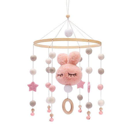 Assembly Bed Bell Mobile Rattles Bracket SetInfant Crib Mobile Wooden Bed-TB00487-Veeddydropshipping