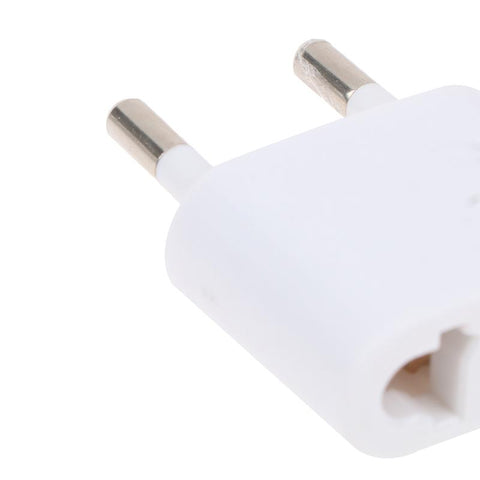 EU Plug Adapter Travel Adapter CN US To EU KR Brazil Israel White Power Adapter -CE00123-Veeddydropshipping