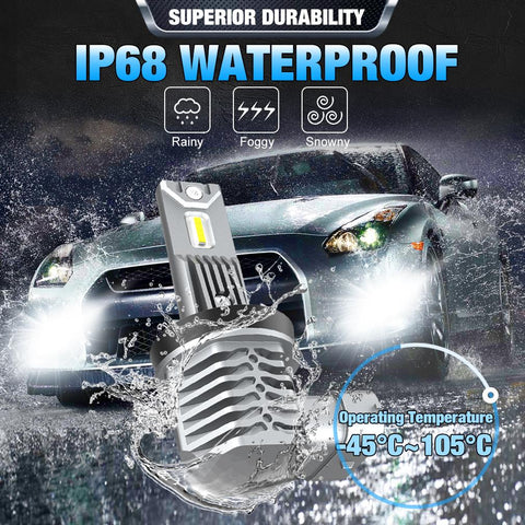 TOAUTO H8 H11 H16JP LED Bulbs Headlight Car Fog Lights H4 HB3 9005-AM00033-Veeddydropshipping