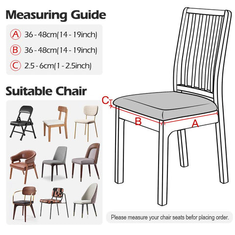 Printed Stretch Seat Cover Chair Protector-HA00406-Veeddydropshipping